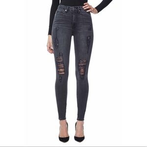 Good American Good Waist High Waist Skinny Jeans